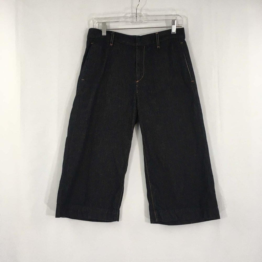 Rag & Bone Harrow Gauchos Jeans, Indigo blue, size 24